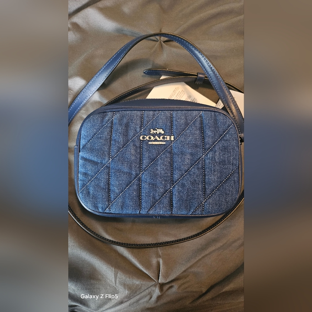 Coach Mini Jaime Camera Bag With Quilting, Silver Hardware